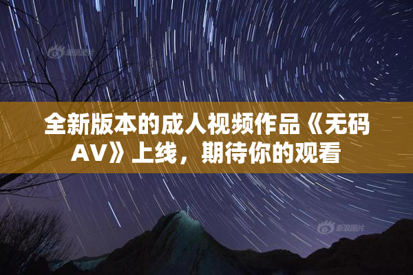全新版本的成人视频作品《无码AV》上线，期待你的观看