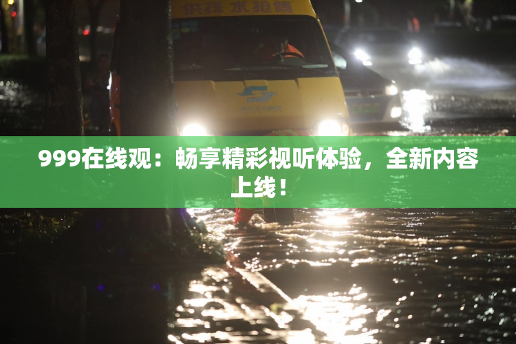 999在线观：畅享精彩视听体验，全新内容上线！
