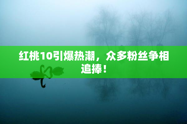 红桃10引爆热潮，众多粉丝争相追捧！
