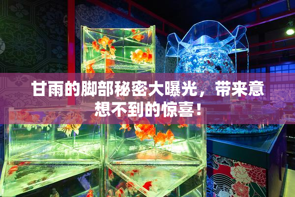 甘雨的脚部秘密大曝光，带来意想不到的惊喜！