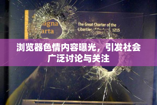 浏览器色情内容曝光，引发社会广泛讨论与关注