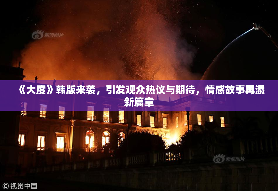 《大度》韩版来袭，引发观众热议与期待，情感故事再添新篇章