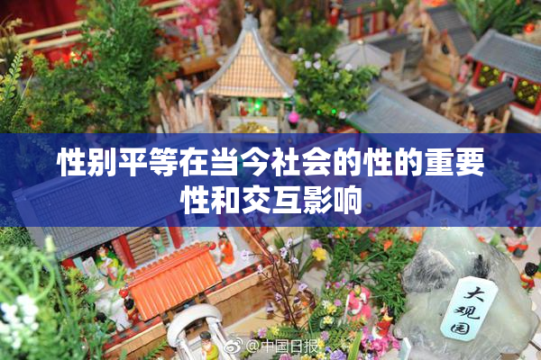 性别平等在当今社会的性的重要性和交互影响