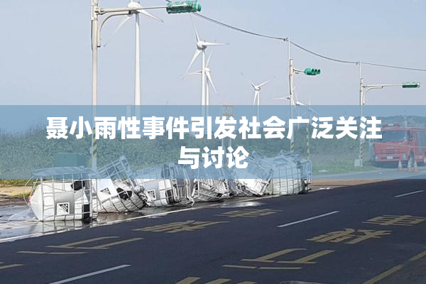 聂小雨性事件引发社会广泛关注与讨论