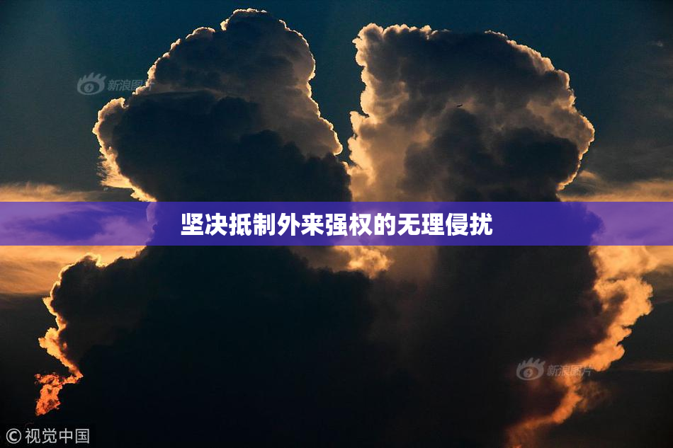 坚决抵制外来强权的无理侵扰