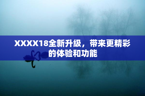 XXXX18全新升级，带来更精彩的体验和功能