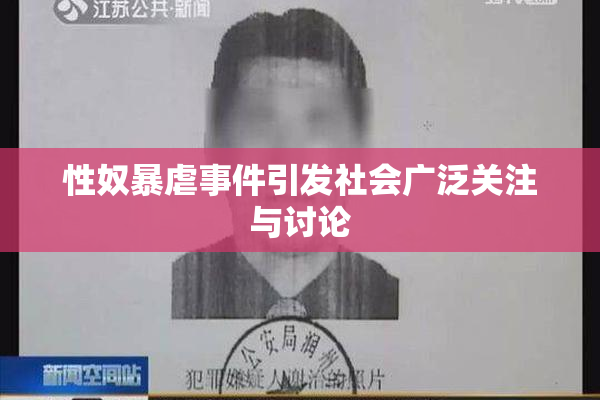 性奴暴虐事件引发社会广泛关注与讨论