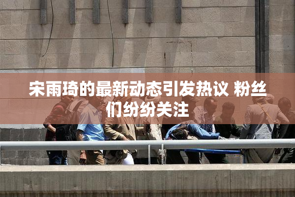 宋雨琦的最新动态引发热议 粉丝们纷纷关注