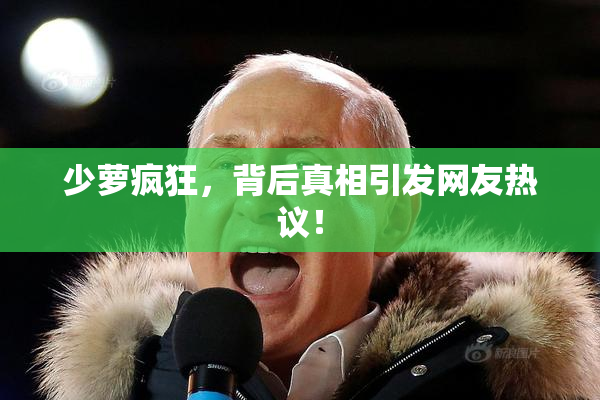 少萝疯狂，背后真相引发网友热议！