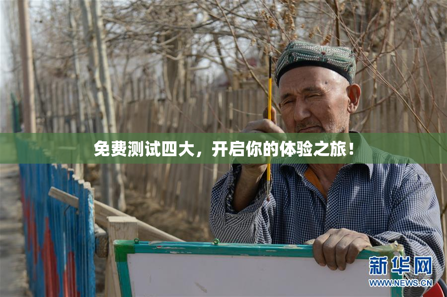 免费测试四大，开启你的体验之旅！