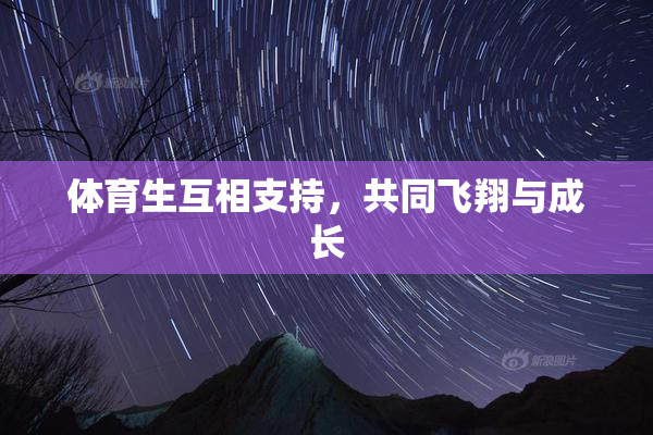 体育生互相支持，共同飞翔与成长