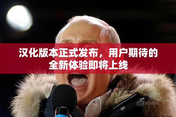 汉化版本正式发布，用户期待的全新体验即将上线