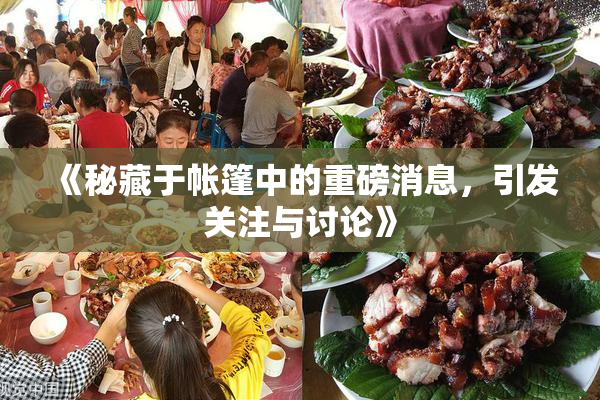 《秘藏于帐篷中的重磅消息，引发关注与讨论》