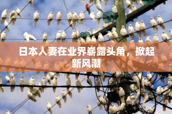 日本人妻在业界崭露头角，掀起新风潮