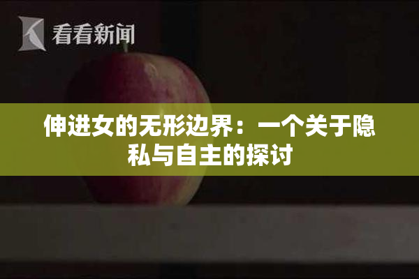 伸进女的无形边界：一个关于隐私与自主的探讨