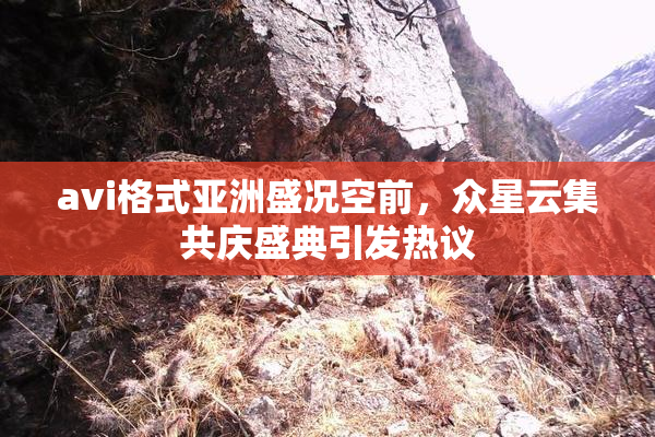 avi格式亚洲盛况空前，众星云集共庆盛典引发热议