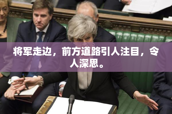 将军走边，前方道路引人注目，令人深思。