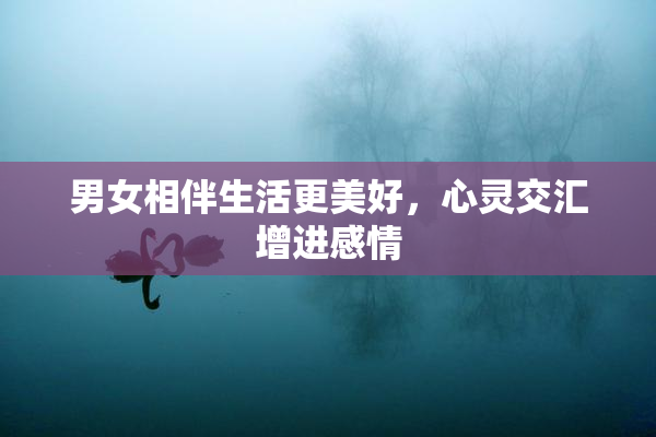 男女相伴生活更美好，心灵交汇增进感情
