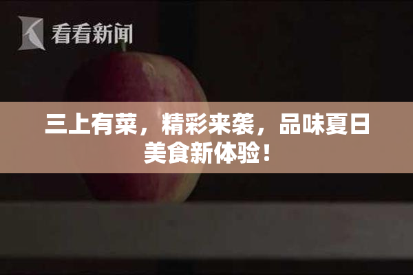 三上有菜，精彩来袭，品味夏日美食新体验！