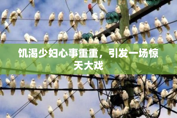 饥渴少妇心事重重，引发一场惊天大戏