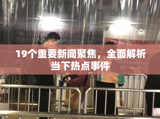 19个重要新闻聚焦，全面解析当下热点事件