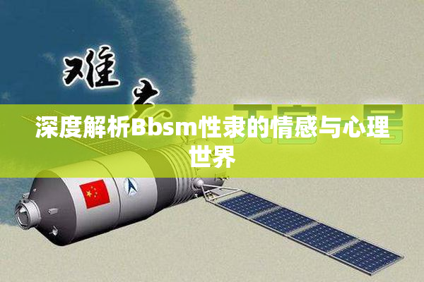 深度解析Bbsm性隶的情感与心理世界