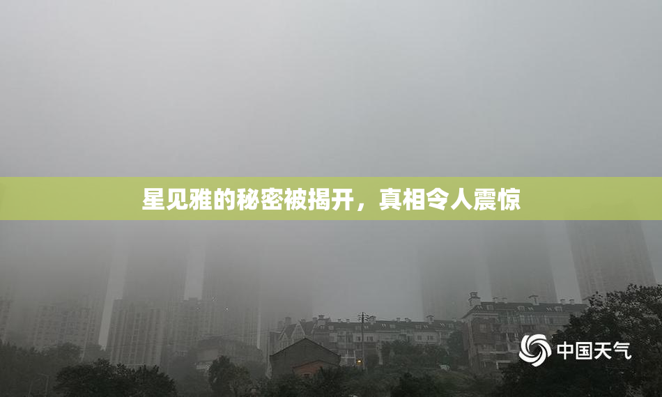 星见雅的秘密被揭开，真相令人震惊
