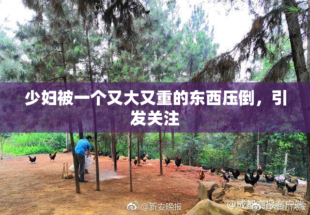 少妇被一个又大又重的东西压倒，引发关注