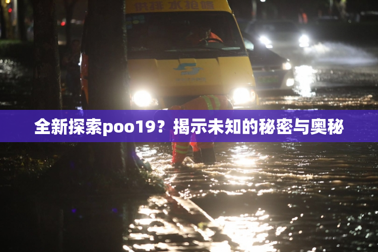 全新探索poo19？揭示未知的秘密与奥秘