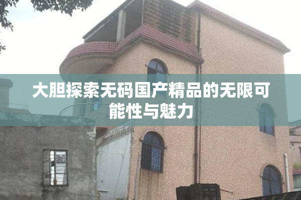 大胆探索无码国产精品的无限可能性与魅力