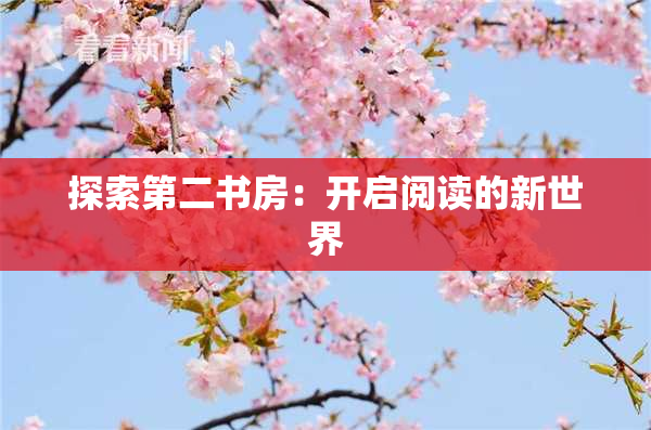 探索第二书房：开启阅读的新世界