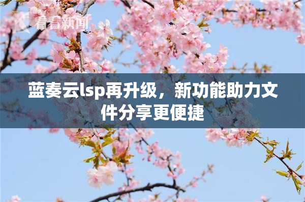蓝奏云lsp再升级，新功能助力文件分享更便捷