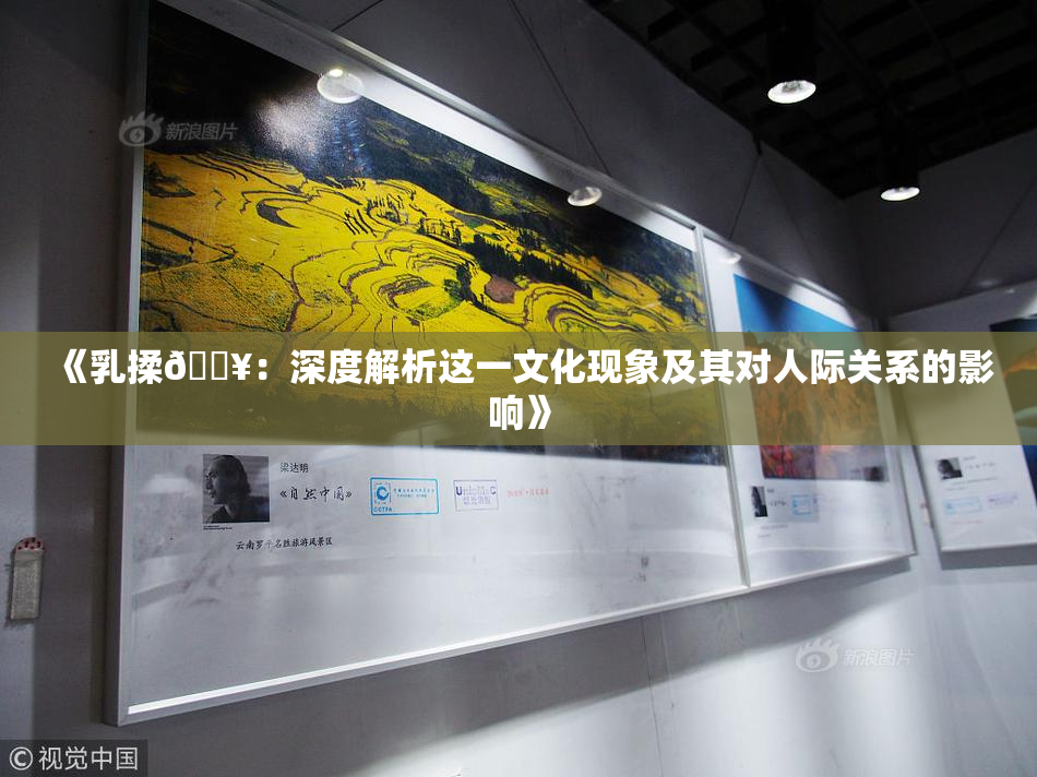 《乳揉🔥：深度解析这一文化现象及其对人际关系的影响》