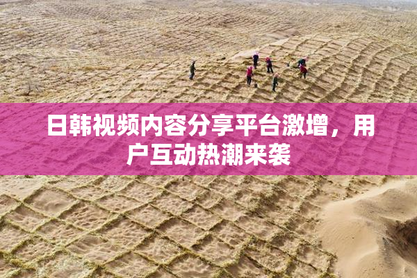 日韩视频内容分享平台激增，用户互动热潮来袭