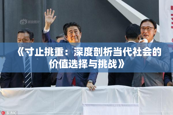 《寸止挑重：深度剖析当代社会的价值选择与挑战》