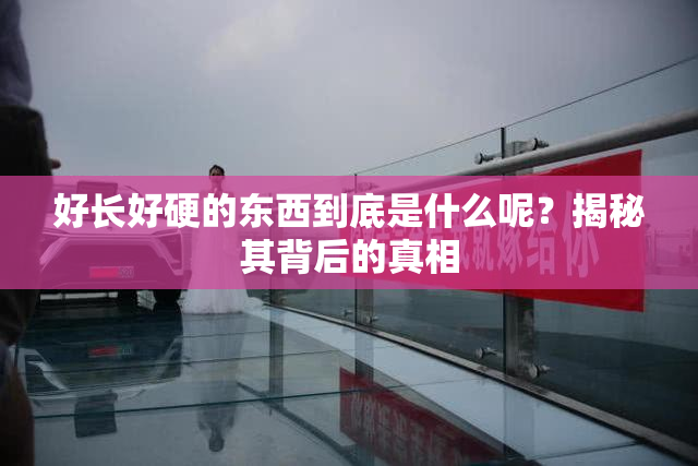 好长好硬的东西到底是什么呢？揭秘其背后的真相
