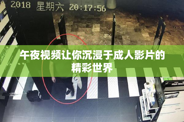 午夜视频让你沉浸于成人影片的精彩世界