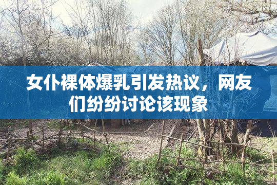 女仆裸体爆乳引发热议，网友们纷纷讨论该现象