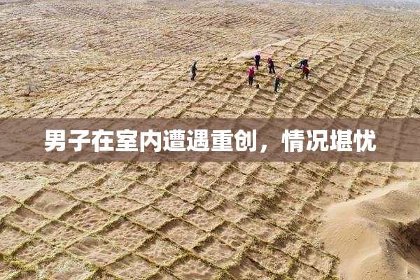 男子在室内遭遇重创，情况堪忧