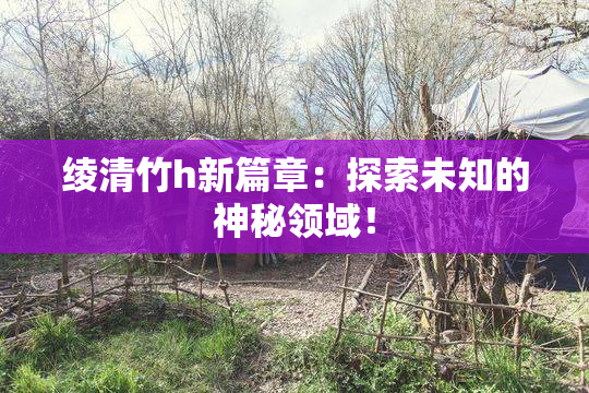 绫清竹h新篇章：探索未知的神秘领域！