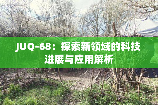 JUQ-68：探索新领域的科技进展与应用解析