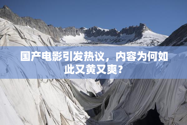 国产电影引发热议，内容为何如此又黄又爽？