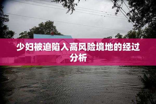少妇被迫陷入高风险境地的经过分析