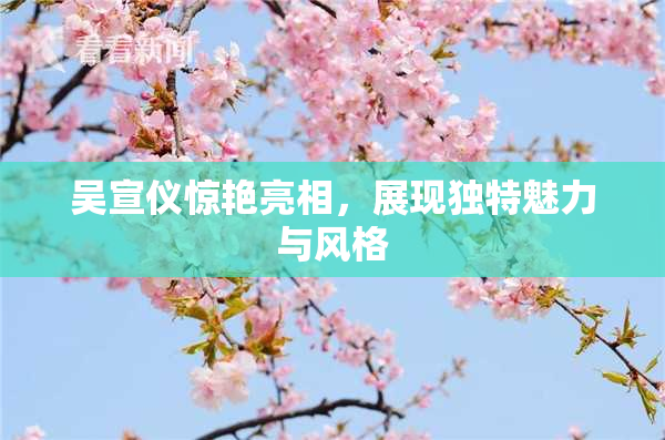 吴宣仪惊艳亮相，展现独特魅力与风格