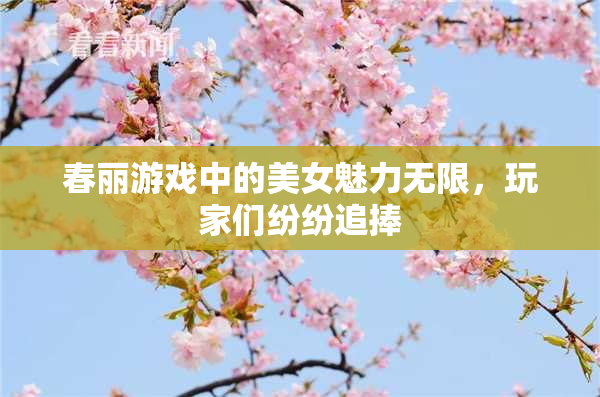 春丽游戏中的美女魅力无限，玩家们纷纷追捧