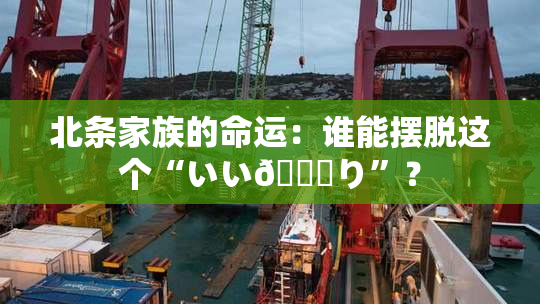 北条家族的命运：谁能摆脱这个“いい🍑り”？