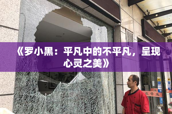 《罗小黑：平凡中的不平凡，呈现心灵之美》