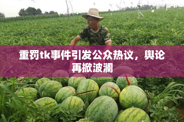 重罚tk事件引发公众热议，舆论再掀波澜
