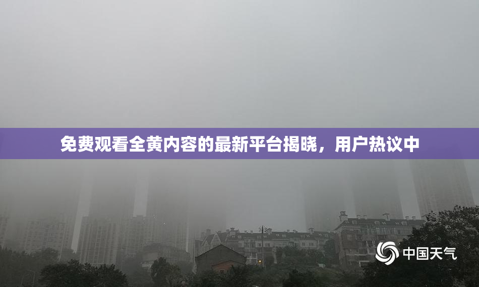 免费观看全黄内容的最新平台揭晓，用户热议中