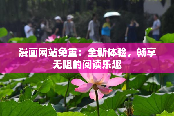 漫画网站免重：全新体验，畅享无阻的阅读乐趣